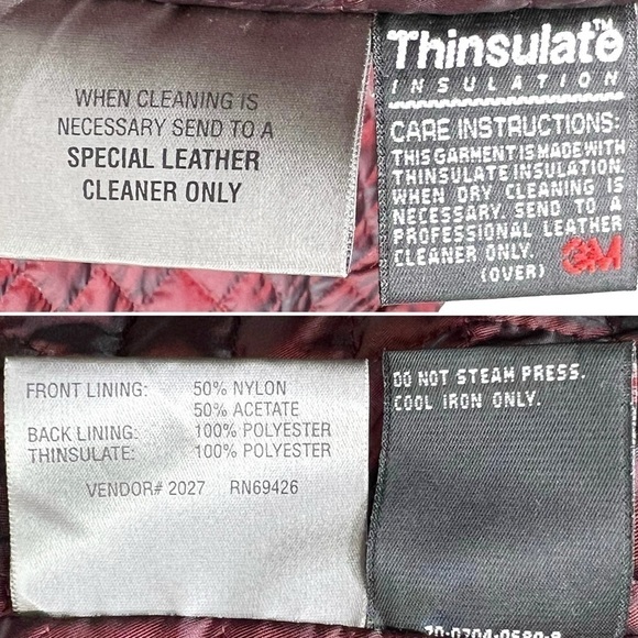 Wilson Leather Blazer Style Black Leather Jacket Women’s Size Large Button Front - Picture 7 of 12